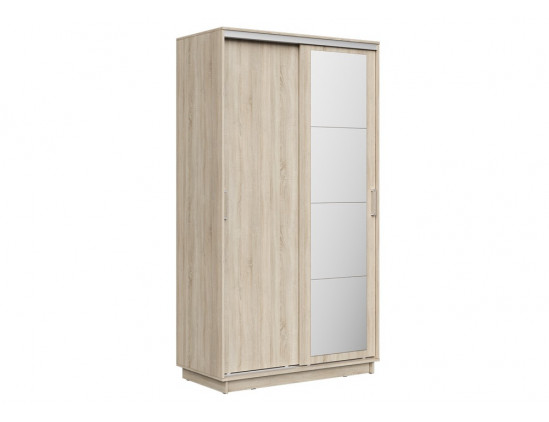 SIMPLE Шкаф-купе Зеркало 1600 Дуб Сонома светлый
